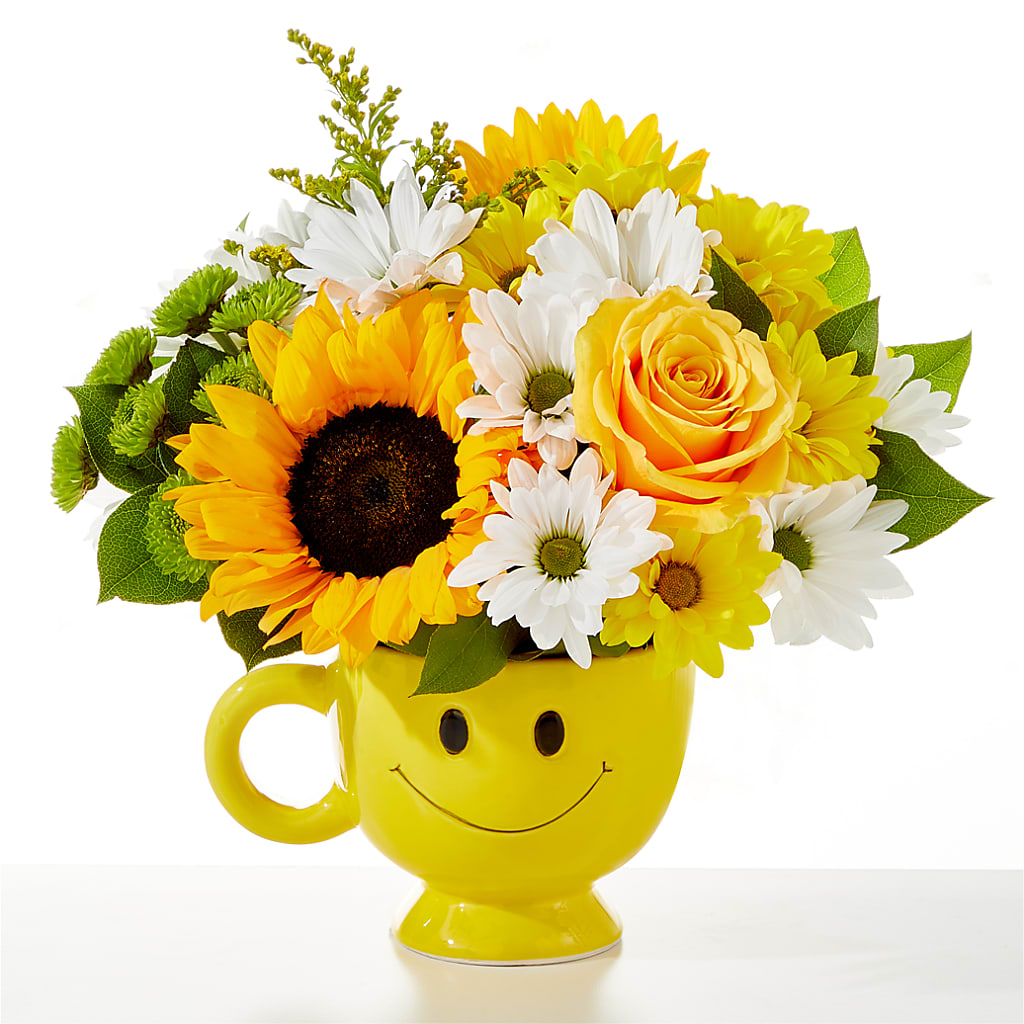 Be Happy Bouquet – CHURCHLAND'S VILLAGE FLOWER SHOP INC, Portsmouth VA